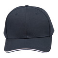 Navy+White | Bulk Buy Mesh Contrast Sandwich Structured Cap