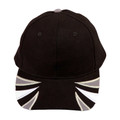 Navy+White+Grey | Contrast Tri Colours Cotton Baseball Cap