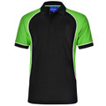 Black+White+Green | Bulk Discount Kids Plain Sports Polos Online