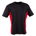 Black+Red | Bulk Buy Quick Dry Mesh Contrast Tee Online