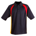 Navy+Red+Gold | Mens CoolDry Active Contrast Polo Shirts Navy+Red+Gold | Mens CoolDry Active Contrast Polo Shirts