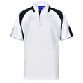 White+Navy | Bulk Wholesale Kids Blank Active Team Polo Shirts Online White+Navy | Bulk Wholesale Kids Blank Active Team Polo Shirts Online