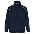 Navy+White | Kids Light Weight Track Jacket | Contrast Piping