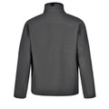 Charcoal TRUTH Men's Stretchy Softshell High-Tech Jacket, a windproof and water-resistant performance jacket with 4-way stretch fabric and a soft fleece interior for outdoor training.
