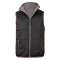 Black+Grey | Mens Reversible Winter Vest