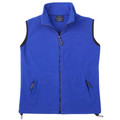 FREEDOM unisex anti-pill polar fleece vest (320gsm), featuring a full zip and side pockets for warm, windproof layering and winter workwear-Royal