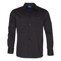 Black | Shop Mens Wrinkle Resistance Long Sleeve Teflon Shirt 