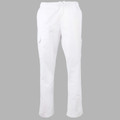 White | Plain Stretch TrueDry Chef Pants