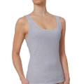 Ladies Plain Soft Seam Free 100% Australian Cotton Tank | Grey Ladies Plain Soft Seam Free 100% Australian Cotton Tank | Grey