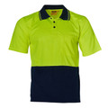 Yellow+Navy | Shop TrueDry Hi-Vis Micro Mesh Safety Polo Shirt