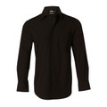 Plain Black | Bulk Buy Mens Cotton/Poly Stretch Shirt | Long Sleeve Plain Black | Bulk Buy Mens Cotton/Poly Stretch Shirt | Long Sleeve