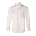 Mens Fine Twill Shirt | Long Sleeve Business Shirt White Mens Fine Twill Shirt | Long Sleeve Business Shirt White