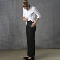 Shop Womens Poly/Viscose Stretch Stripe Low Rise Corporate Pants