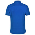 Electric Blue Plain Blaine men's short sleeve polo shirt made from bamboo charcoal eco-friendly fabric, featuring moisture-wicking, breathability, and a silky soft texture.