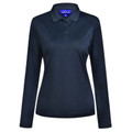 Navy | Bulk Buy Ladies Eco Polo Shirts Wholesale Online