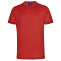 VIVID Men's RapidCool Ultra Light Red t-shirt for sport and gym, a moisture-wicking and highly breathable 100% polyester activewear tee.