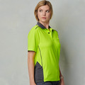 BERLIN | Unisex Hi-Vis Bamboo Short Sleeve Polo Shirt BERLIN | Unisex Hi-Vis Bamboo Short Sleeve Polo Shirt