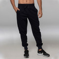 Mens Premium Plain Tapered Fleece Trackpant
