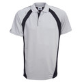 Grey+Black | Discount Wholesale Blank Contrast Sports Polo Shirts Online