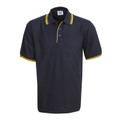 Navy+Gold | Bulk Buy Discount Plain Easy Care Polo Shirts Online
