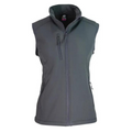 Slate Grey | Shop Plain Premium Womens Water Repellent Softshell Vest Slate Grey | Shop Plain Premium Womens Water Repellent Softshell Vest