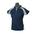 Navy+Ash+White | Shop Ladies Team Wear Polo Shirts Online
