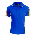 Royal+Gold | Bulk Buy Mens Teamwear Sports Polo Shirt Royal+Gold | Bulk Buy Mens Teamwear Sports Polo Shirt