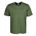 Blank Reign Kids Quick Dry Micromesh T-shirt in Sky Blue, ideal for school or team sports uniforms-Army Green