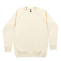 Whisper White Natural | Mens Australian Cotton Brushed Crew Neck Jumper