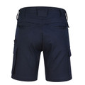 Navy DIRIGO Unisex Work Shorts made from durable cotton stretch ripstop fabric, featuring reinforced stitching and multiple utility pockets for trade, construction, and outdoor labor.
