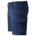 Navy DIRIGO Unisex Work Shorts made from durable cotton stretch ripstop fabric, featuring reinforced stitching and multiple utility pockets for trade, construction, and outdoor labor.