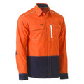 Bisley | Mens Flex and Move Two Tone Hi Vis Utility Shirt 