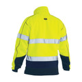 Bisley | Mens Taped Hi Vis 1/4 Zip Fleece Pullover | Sherpa Lining