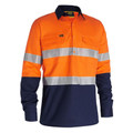 Bisley Mens X Airflow Closed Front Taped Hi Vis Ripstop Shirt