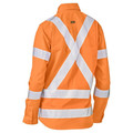 Bisley Women's X Taped Biomotion Hi Vis Cool Lightweight Drill Shirt