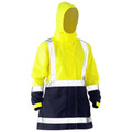 DEWEY | Womens H Taped Two Tone Hi Vis Rain Jacket DEWEY | Womens H Taped Two Tone Hi Vis Rain Jacket
