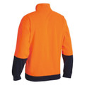 Bisley Mens Hi Vis Polar fleece Zip Pullover Bisley Mens Hi Vis Polar fleece Zip Pullover
