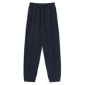 Unisex Plain Air layer Double Knit CVC Track Pants - Navy