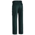 Bottle green cargo pants with multiple utility pockets including large cargo pocket on leg