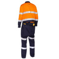 Taped Hi Vis Coverall with Waist Zip Opening Taped Hi Vis Coverall with Waist Zip Opening