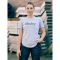 Light grey marle women's cotton tee with Bisley logo print on chest, crew neck and short sleeves