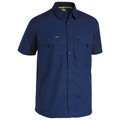 Bisley X Airflow Ripstop Short Sleeve Workwear Navy Shirt Bisley X Airflow Ripstop Short Sleeve Workwear Navy Shirt