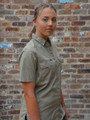 Bisley Women's X Airflow Ripstop Shirt in Khaki Bisley Women's X Airflow Ripstop Shirt in Khaki
