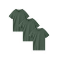 LOFT 3 PACK | Mens Premium Cotton Tee: Army Green Bundle LOFT 3 PACK | Mens Premium Cotton Tee: Army Green Bundle