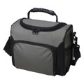 Grey ULTI-MATE Cooler Bag, a durable, insulated soft-sided bag with a shoulder strap, ideal for keeping lunch, drinks, and food cold for picnics or work.