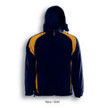 Unisex Reversible Polar Fleece Sports Jacket_Navy-Gold Unisex Reversible Polar Fleece Sports Jacket_Navy-Gold