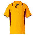 Bulk Buy Team Uniform Polo Shirts | Gold+Maroon