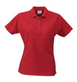 wholesale Women polo shirts cotton pique RED wholesale Women polo shirts cotton pique RED