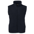 BANJO  Mens Polar Vest Navy JB-30V Blank Clothing BANJO  Mens Polar Vest Navy JB-30V Blank Clothing