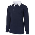 Kids Rugby Polo Shirt Navy White